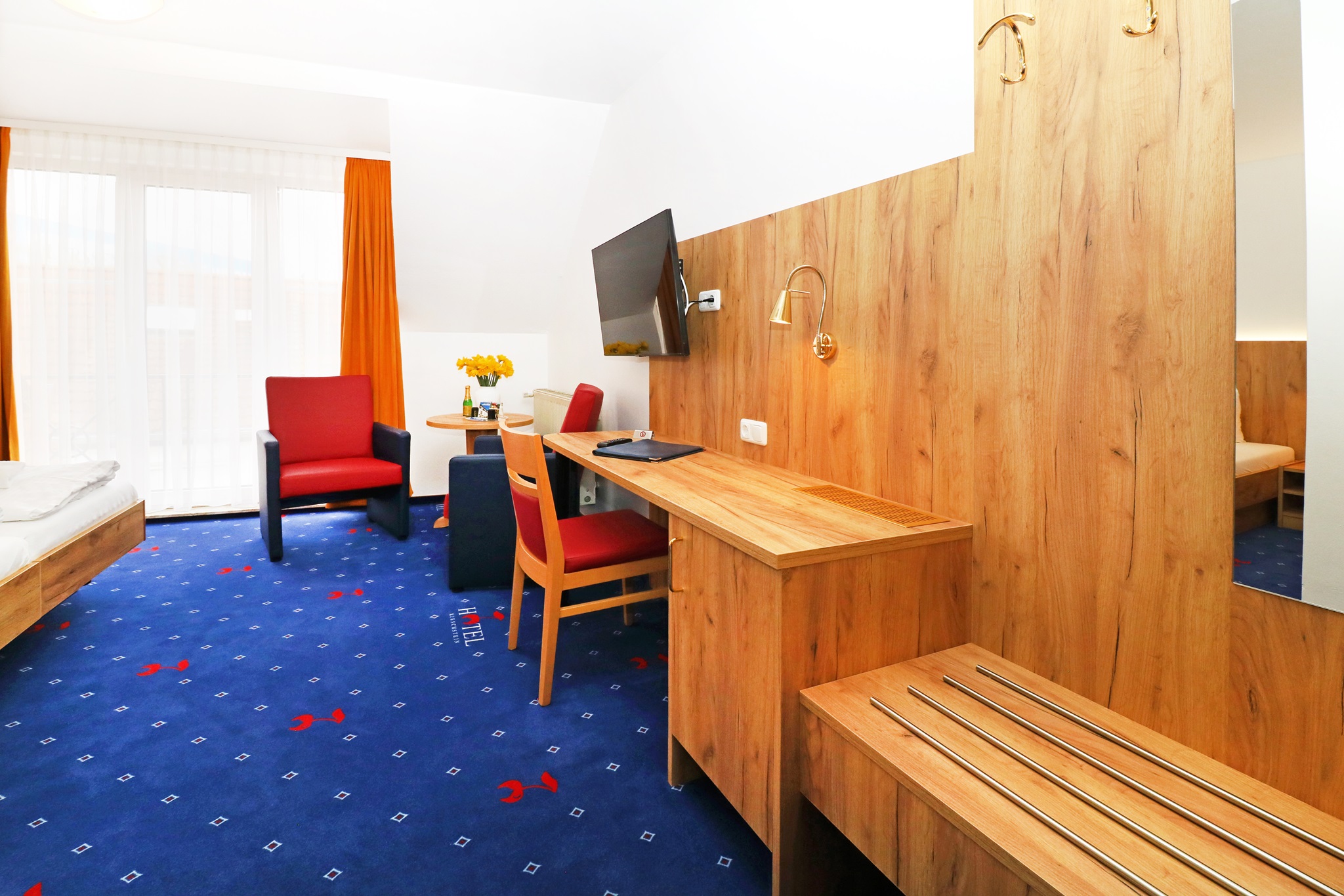Doppelzimmer im Hotel-Pension Kirschstein in Wolgast auf der Insel Usedom